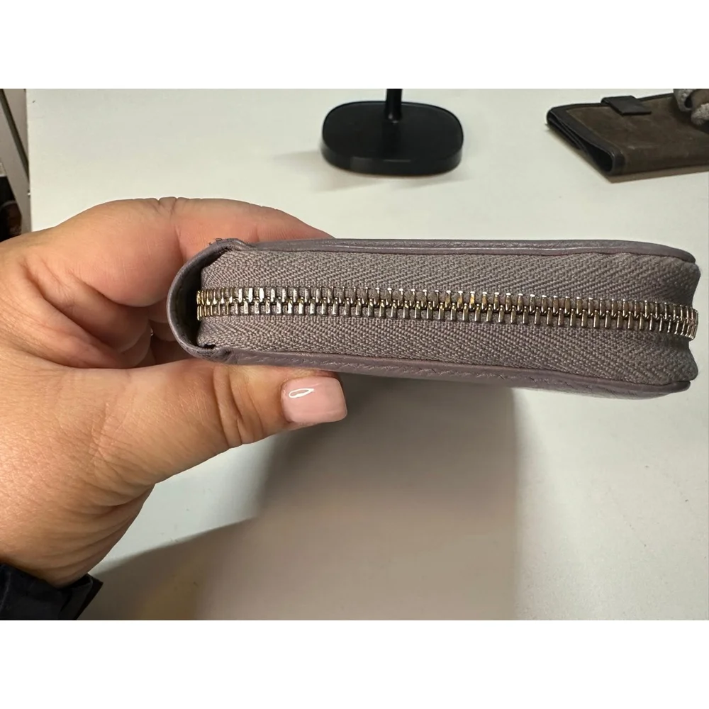 Gucci Zip Around Wallet Purple/Gray One Size